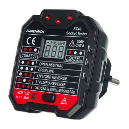 Тестер розеток Ermenrich Zing ST40