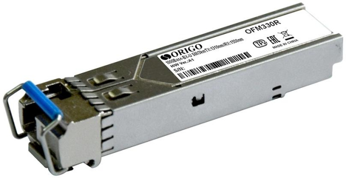 Трансивер Origo OFM330R/10KM оптич. SFP SM Tx:1310нм Rx:1550нм до 10км OFM330R/10KM/A1A