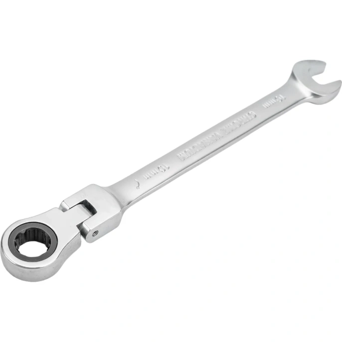 Комбинированный трещоточный шарнирный ключ 10 мм Gigant, Сталь Cr-V, 72 зуба, grf-131