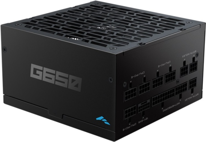 Блок питания SAMA HAT-650yzB1G 650W (G0650-BKGFF001-EU) (ATX 3.1, 80Plus Gold (КПД 90%), OTP/OCP/OPP/SCP/OVP/UVP/SIP, 140mm, FDB, 150x150x86мм, 3.12кг)