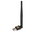 Сетевой адаптер Wi-Fi 4 ExeGate ETL-WN722N-2 (Беспроводной USB адаптер, Wi-Fi N (b/g/n), чипсет Realtek8188, до 150 Мбит/с на 2,4 ГГц, внешняя 4dBi антенна, USB 2.0) EX299445RUS