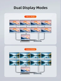 HDMI Сплиттер CABLETIME CP39G (CT-HSP4K18-FG) 4K 30 Гц 1× 8 HDMI-разветвлитель