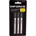 Пилки по дереву для лобзика 3 шт. Inforce 12-23-06