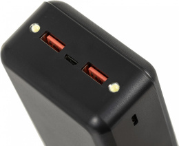Внешний аккумулятор Power Bank Buro BPF30D, 30000мAч, черный [bpf30d22pbk]