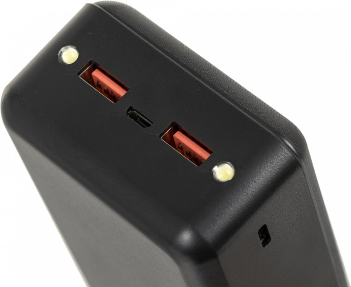 Внешний аккумулятор Power Bank Buro BPF30D, 30000мAч, черный [bpf30d22pbk]