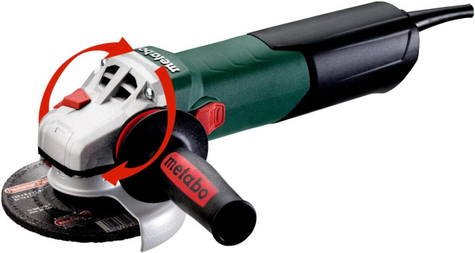 Углошлифовальная машина Metabo WE 17-125 QUICK 1700Вт 11000об/мин рез.шпин.:M14 d 125мм 600515000