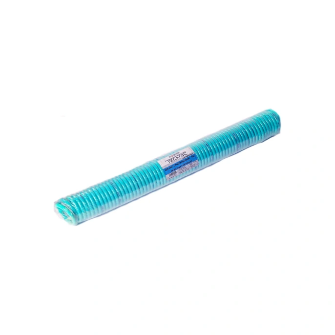 Шланг спиральный PU с фитингами рапид (15 м; 6.5х10 мм; рапид EURO) POWER TECHNIC PU10-15m