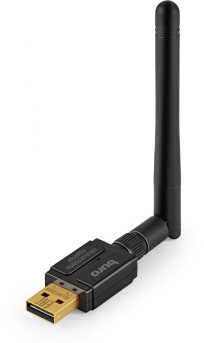 Bluetooth адаптер Buro BU-BT532 BT 5.3+EDR class 1, USB, 100м, черный