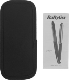 Выпрямитель для волос BABYLISS ST481E, черный и золотистый