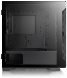 Корпус Thermaltake S100 TG черный без БП mATX 5x120mm 4x140mm 1x200mm 1xUSB3.0 1xUSB3.1 audio bott PSU