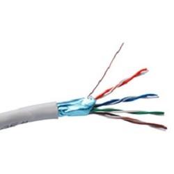 Кабель ExeGate Special FUTP4-C5e-CCA-S24-IN-PVC-GY-305 FTP 4 пары кат.5e CCA, 0.5мм (24AWG), экран, 305м, серый, PVC EX190970RUS