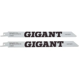 Полотна по металлу для сабельной пилы Gigant 228х19х0.9мм 1.4мм-18TPI 2 шт G-1108207