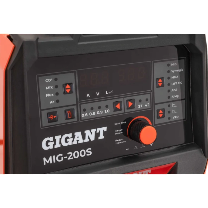 Сварочный полуавтомат - инвертор Gigant (200 А; EURO; синергия; ПВ 40%) MIG-200S