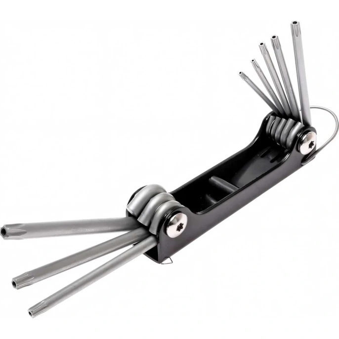 Набор ключей TORX складных JTC с отверстием T9H-T40H, 8 предметов, 3503 682627