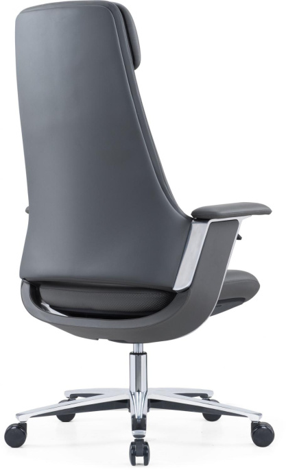 Кресло руководителя Cactus CS-LBK-KYOTO, кожа, до 120кг, черный