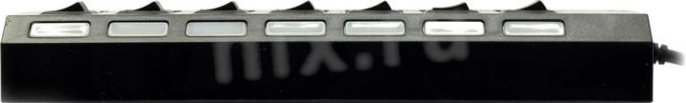 5bites HB27-203PBK Концентратор 7*USB2.0 / БП 5В-2А / 1M / BLACK