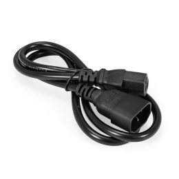 Кабель питания ExeGate Special EC-1S-C13- C14/3x0.75 IEC 320 C13 - IEC 320 C14, 3*0.75mm2, CCA, черный, 1м EX297761RUS