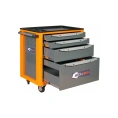 Инструментальная тележка Toollbox с центральным замком серии standart TBS-4 RAL 2008