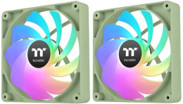 Вентилятор для корпуса Thermaltake CT120 Sync Matcha Reverse ARGB 120х120x25 зеленый 4-pin 31.2дБ упак.:2шт CL-F200-PL12MG-A Ret