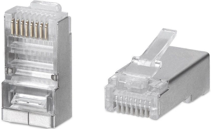 Коннектор RJ45 8P8C Cat.5e Cabeus 8P8C-SH-FC экранированный