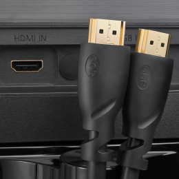 Greenconnect Кабель 1.5m HDMI 1.4, OD7.3mm, 30/30 AWG, позолоченные контакты, Ethernet 10.2 Гбит/с, 3D, 4K, экран GCR-HM310-1.5m