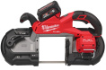 Ленточная пила Milwaukee M18FBS127-502C 4933498310 питание: Li-ion, 18 В, скорость холостого хода: 168 м/мин, длина лезвия: 1139.8 мм, 2 M18 B5 аккумуляторные батареи, зарядное устройство M12-18 FC, кейс