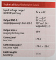 Автомобильное зарядное устройство HAMA H-183327,  USB-C, USB-C, 18Вт, 3A, черный [00183327]