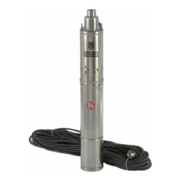 Denzel Скважинный насос DWS-4-150, винтовой, диаметр 4", 1300 Вт, 2000 л/ч, напор 150 м [97254]
