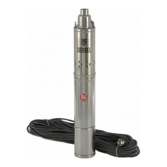 Denzel Скважинный насос DWS-4-150, винтовой, диаметр 4", 1300 Вт, 2000 л/ч, напор 150 м [97254]