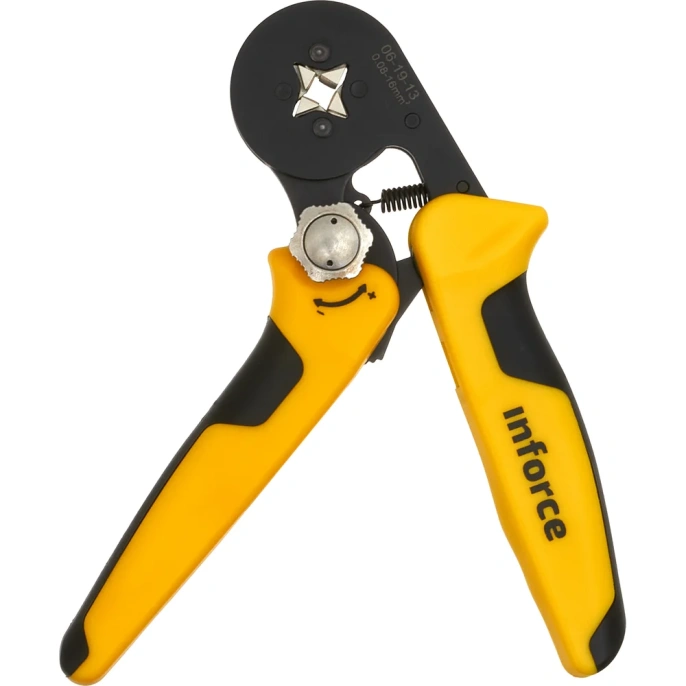 Квадратные пресс-клещи Inforce с регулировочным винтом 0.2-16 мм² 06-19-13