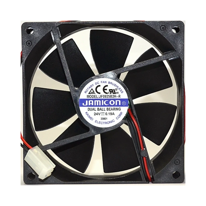 Вентилятор JAMICON jf0925b2h--r 92x92x25 24v с разъемом 2 контакта C00034209