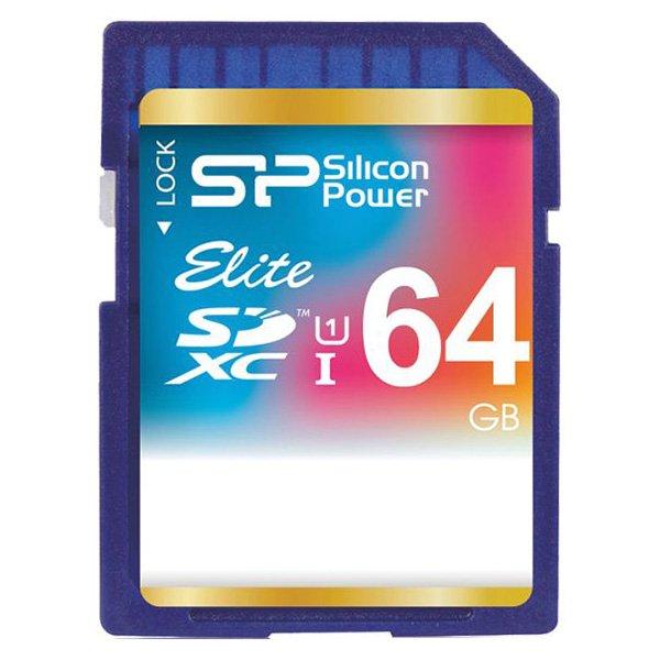 Флеш карта SD 64GB Silicon Power Elite SDXC Class 10 UHS-I SP064GBSDXAU1V10