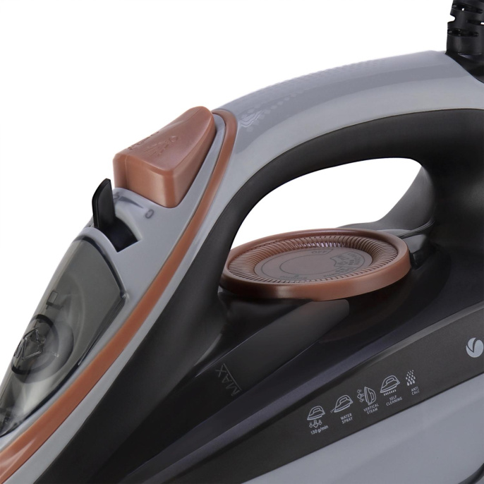 Утюг Vitek VT-8331 2400Вт черный/серый/коричневый