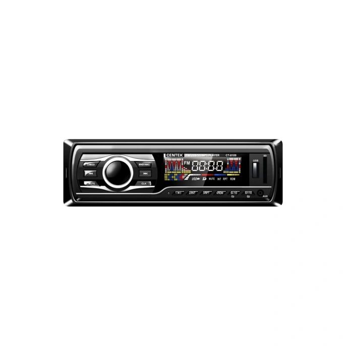 Автомагнитола Centek 4х50 Вт, SD, MMC, USB, MP3, цветной LED, 18 станций CT-8109