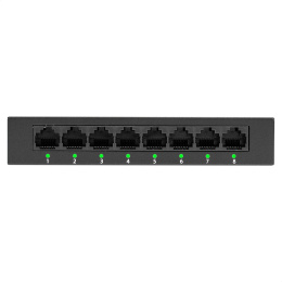 Коммутатор неуправляемый ExeGate EDES-1008D 8-портовый UTP 10/100Mbps, металлический корпус, с функцией энергосбережения EEE , настольный/настенный EX298690RUS