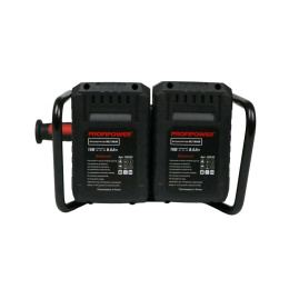 Аккумуляторная бесщеточная УШМ PROFIPOWER Серия 40B 40B-230 40В, 230мм, Li-ion-2шт, 8.0Ач, 0-6000об/мин, З/У [E0234]