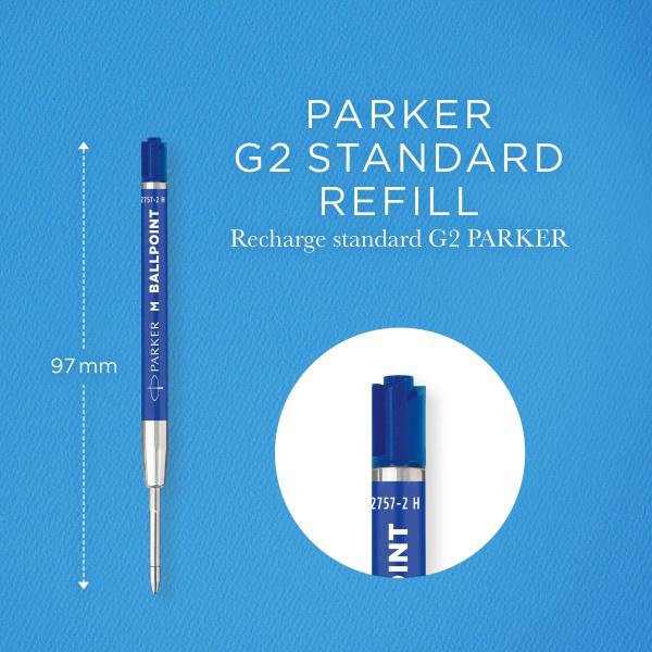 Стержень шариковый Parker QuinkFlow Basic Z09 CW2166550 M 1мм синие чернила без упак.