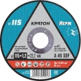 Круг отрезной по нержавеющей стали A 46 SBF 115x1.2x22.2 мм, 1 шт КРАТОН 1 07 05 004