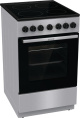 Электрическая плита Gorenje GEC5B20SG, стеклокерамика, инфракрасная, без крышки, серебристый