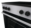 Электрическая плита Gorenje GEC6A11SG, стеклокерамика, без крышки, серый