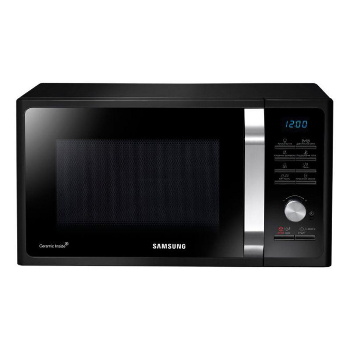 Микроволновая печь SAMSUNG MG23K3515AK/BW, 800Вт, 23л, черный