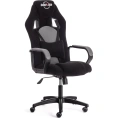 Кресло Tetchair driver 22 флок/ткань, черный/серый 35/tw-12 19290