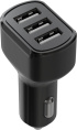 Автомобильное зарядное устройство Wiiix UCC-5-3-01-QC-ANT, 3xUSB-A, 2.1A, черный