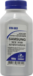 Тонер Black&White Standart STA-563SAMSUNG ML-216x SCX 320x/340x/4100/4200/4220/4300, SL-M2020/2070, Xerox WC3215/3225 фл. 100г фас.Россия