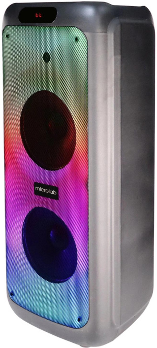 Колонка порт. Microlab PT1000 черный 320W 1.0 BT/3.5Jack/USB 5400mAh