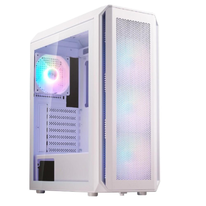 Корпус ATX Без БП ADATA XPG VALOR AIR Plus White VALORAIRPLUSMTA-WHCWW Tempered Glass, Mesh сетка, 2x USB 3.2, 4x140mm ARGB FAN, HD Audio+Mic, VGA MAX 340mm, CPU MAX 160mm, пылевые фильтры White