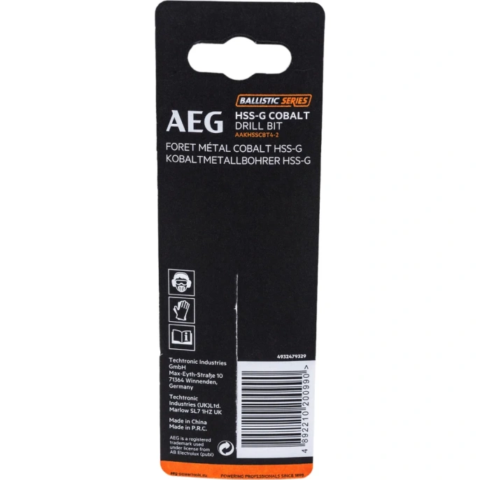 Сверло по металлу HSS-Co (4.2х43х75 мм) AEG AAKHSSCBT4-2 4932479329