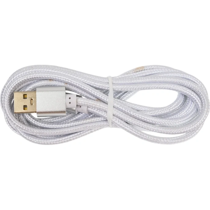 Кабель ENERGY ET-29-2 USB/Lightning, цвет - серебро 104110