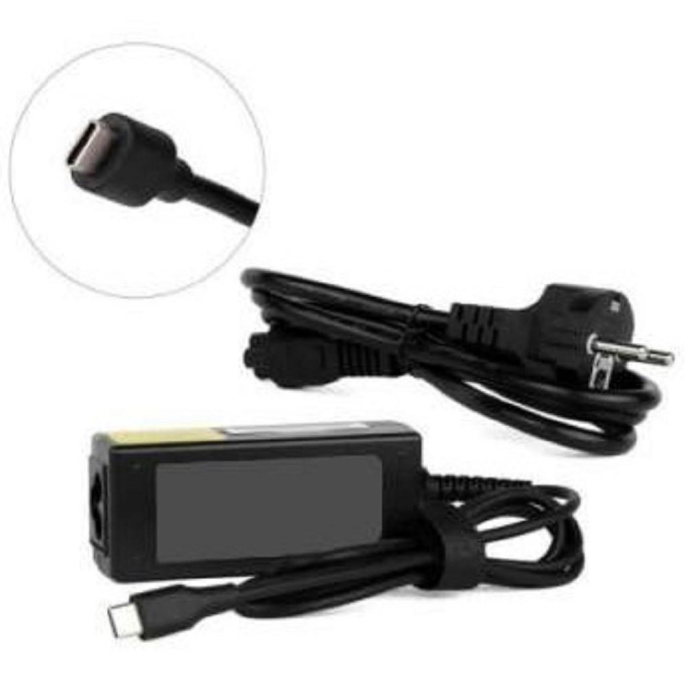 ORIENT PU-C45W, Сетевое зарядное устройство с функцией быстрой зарядки, мощность 45Вт, Quick Charge 3.0+Power Delivery, выход: Type-C кабель 1.8 метра, DC 5-20В, 2.25А max, цвет черный 31122