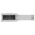 Шкаф телекоммуникационный 19" настенный 4U ExeGate EC-WM-4U.600.G.GREY 19”, 4U, 600x600x280mm ШхГхВ , передняя дверь закаленное стекло, съемные боковые панели, пыле- и влагозащита IP23, светло-серый RAL 7035 EX300263RUS